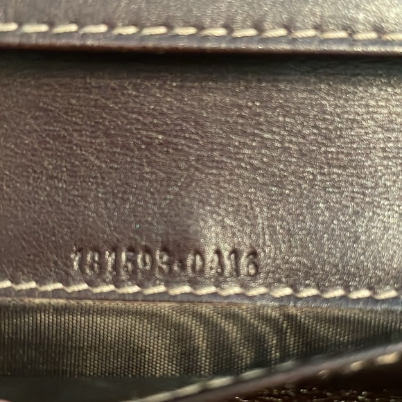 GUCCI brown canvas long wallet, double snap sides - Used authentic - Picture 12 of 12